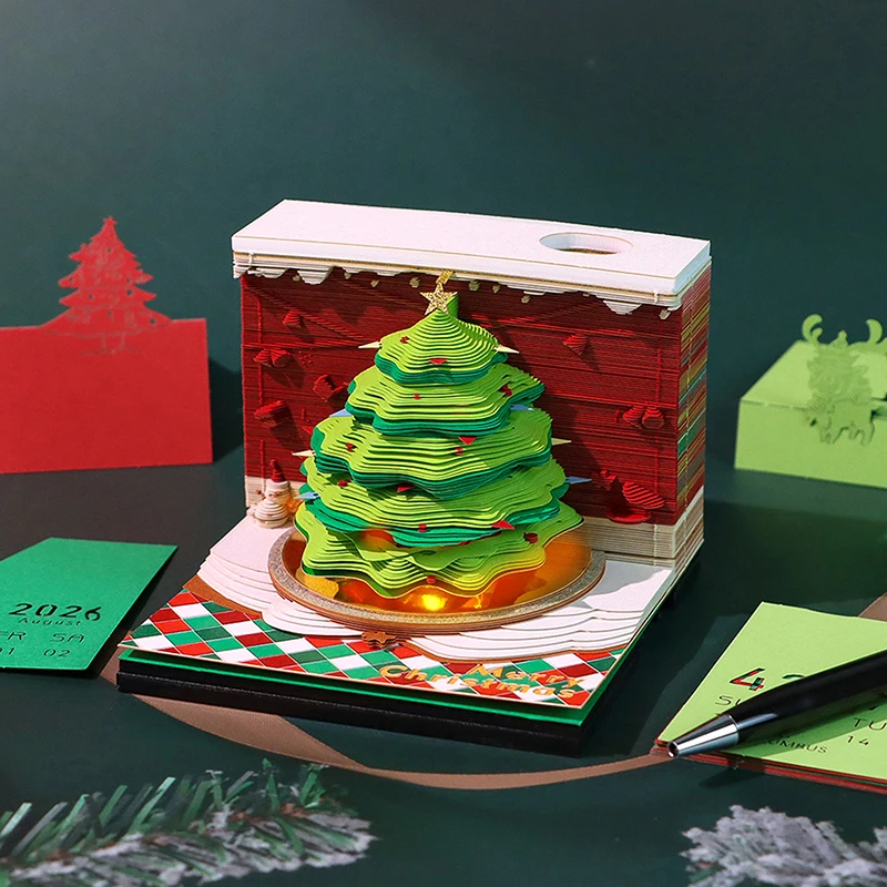 3D calendar 2026 Christmas Tree